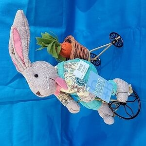 Burton & Burton Bunny on a Tricycle
